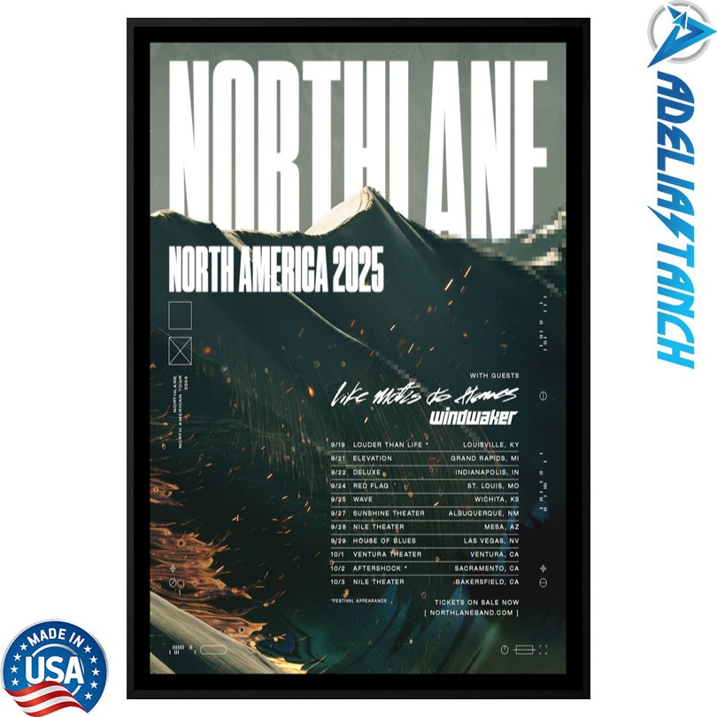 Northlane North America 2025 Poster