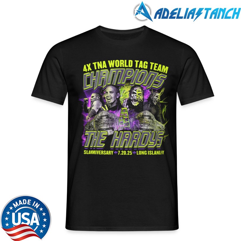 Official Hardys 4x World Tag Champions T-Shirt