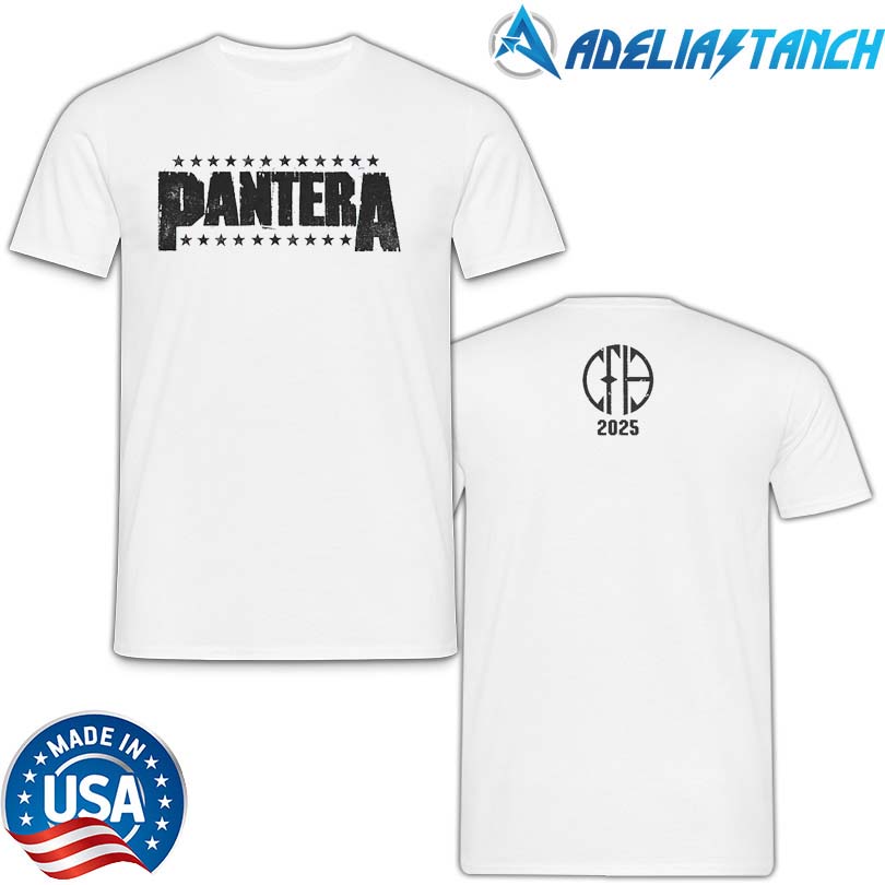 Official Pantera Logo 2025 Tour Merch
