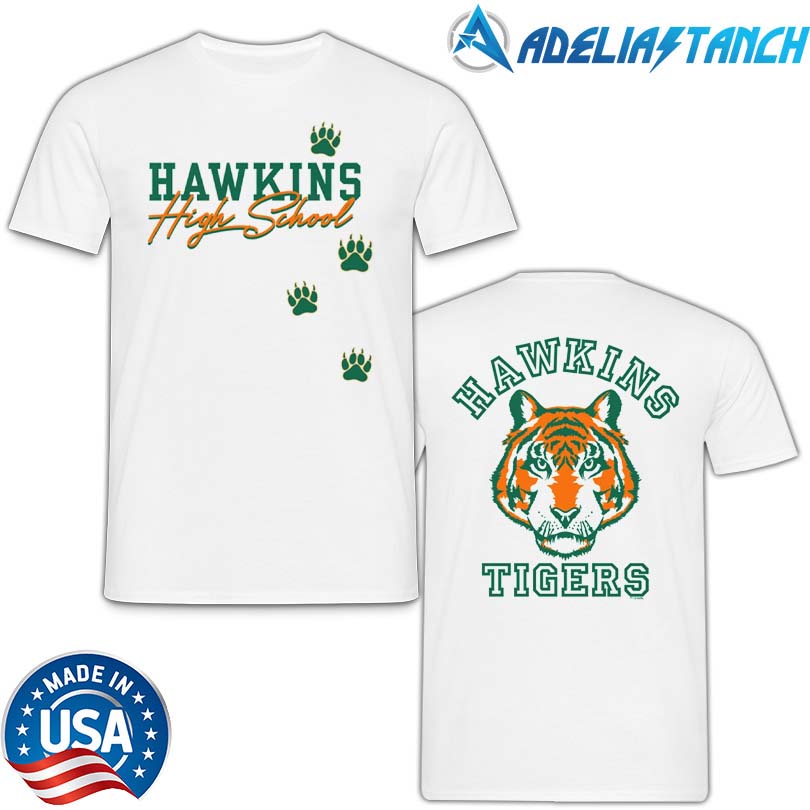 Official Stranger Things Hawkins High Tigers T-Shirt