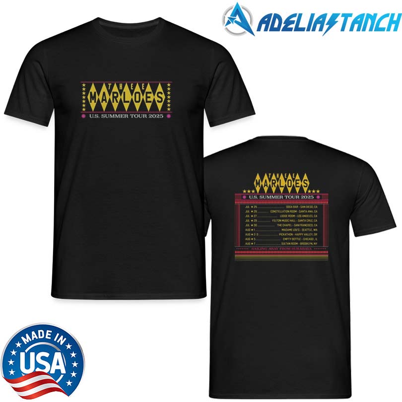 Official Thee Marloes US Summer Tour 2025 Merch