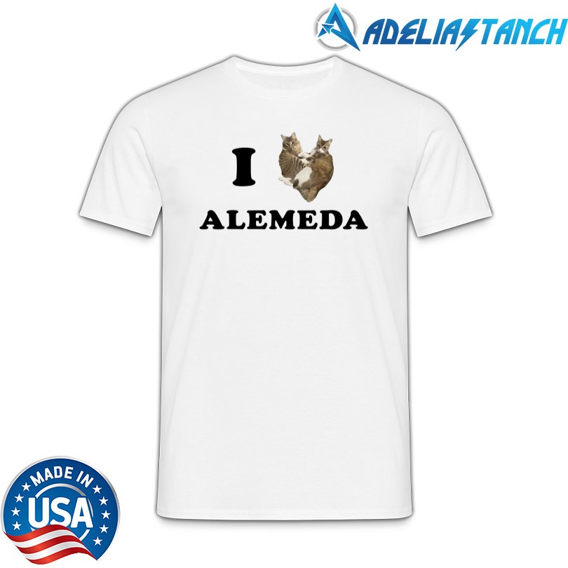Official Txdxe I Love Alameda Cat Shirt