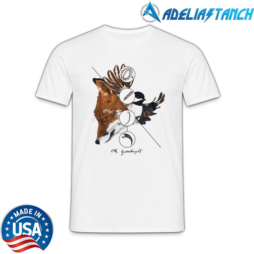OK Goodnight The Fox & The Bird Illustration T-Shirt