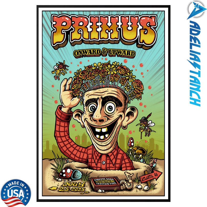Primus Jul 25 2025 Synovus Bank Amphitheater at Chastain Park. Atlanta, GA Poster