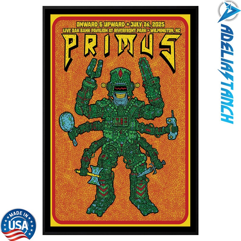 Primus July 26 2025 Wilmington, NC Poster