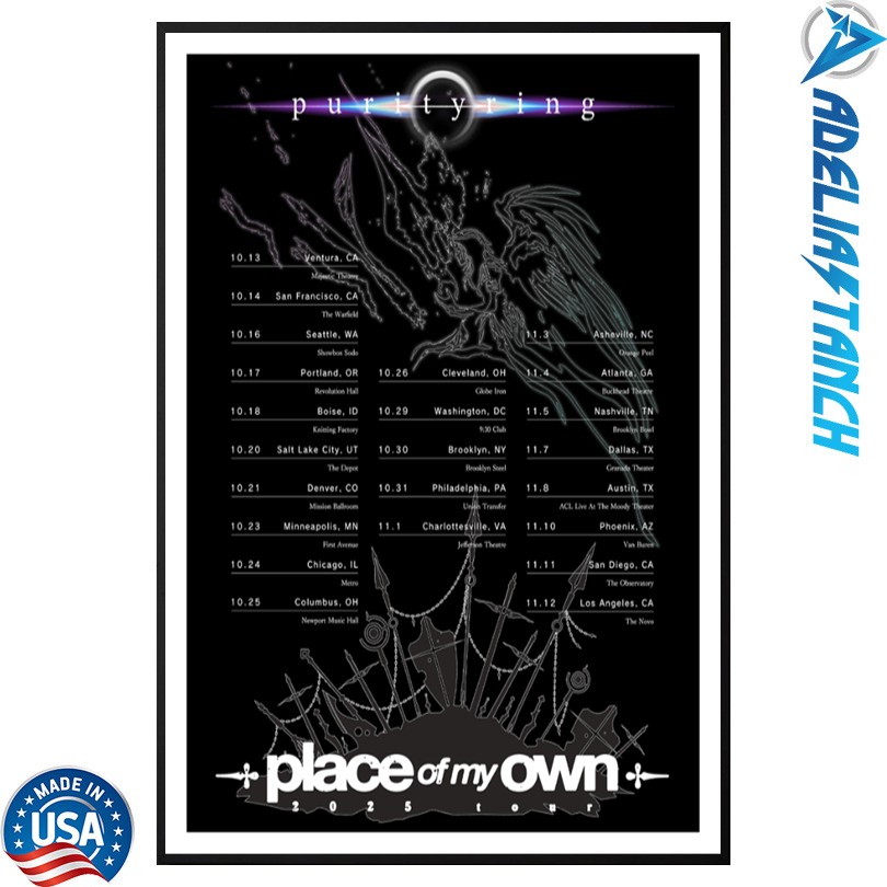 Purity Ring Place Of My Own Tour Poster