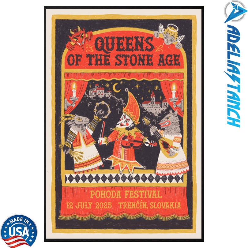 QOTSA Trencin Slovakia 12 July 2025 Tour Poster