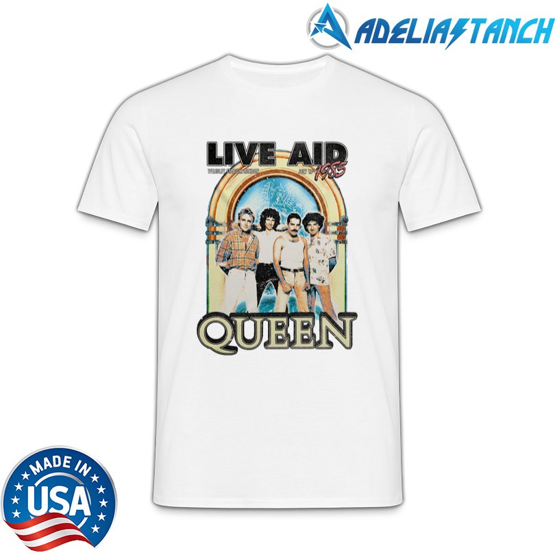 Queen at Live Aid Vintage T-Shirt