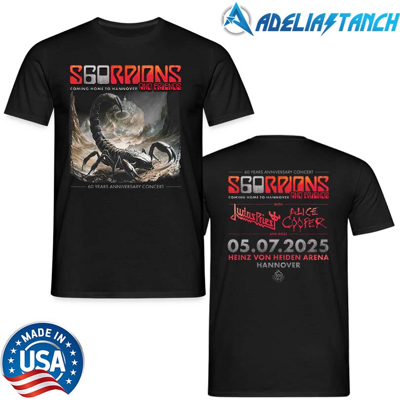 Scorpions Hannover 2025 60 Years Anniversary Concert Merch