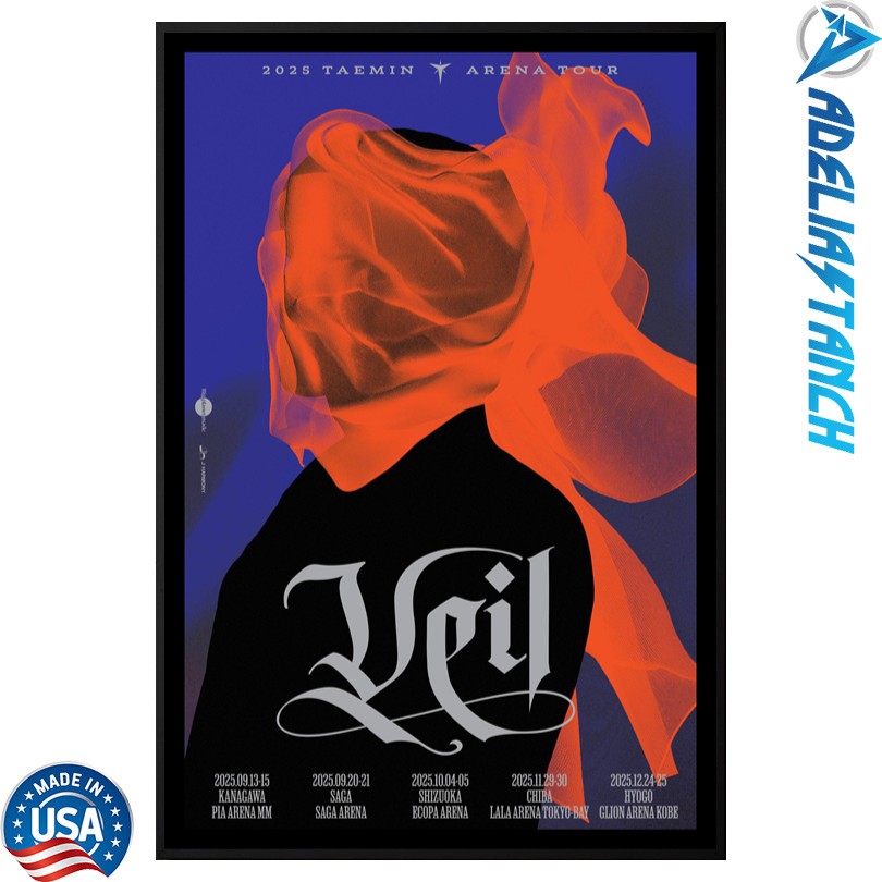 SHINee Taemin 2025 TAEMIN ARENA TOUR Veil Poster