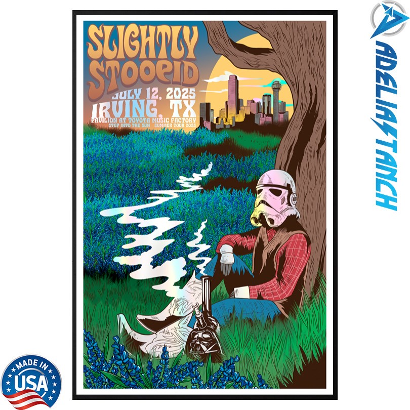 Slightly Stoopid Irving, TX 7 12 2025 Tour Poster