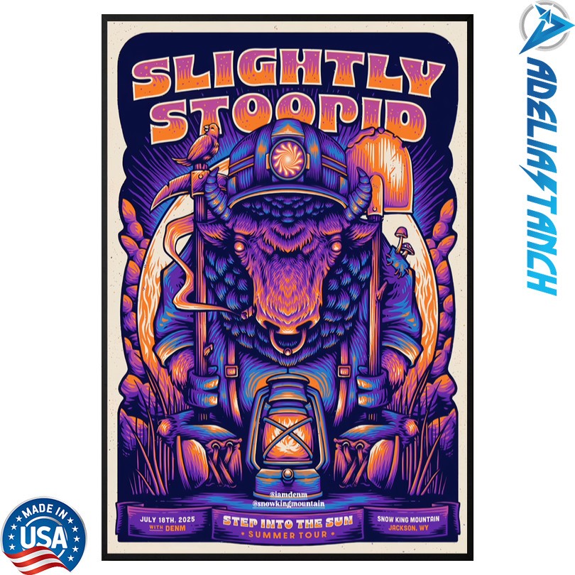 Slightly Stoopid Jul 18 2025 Snow King Resort in Jackson WY Poster