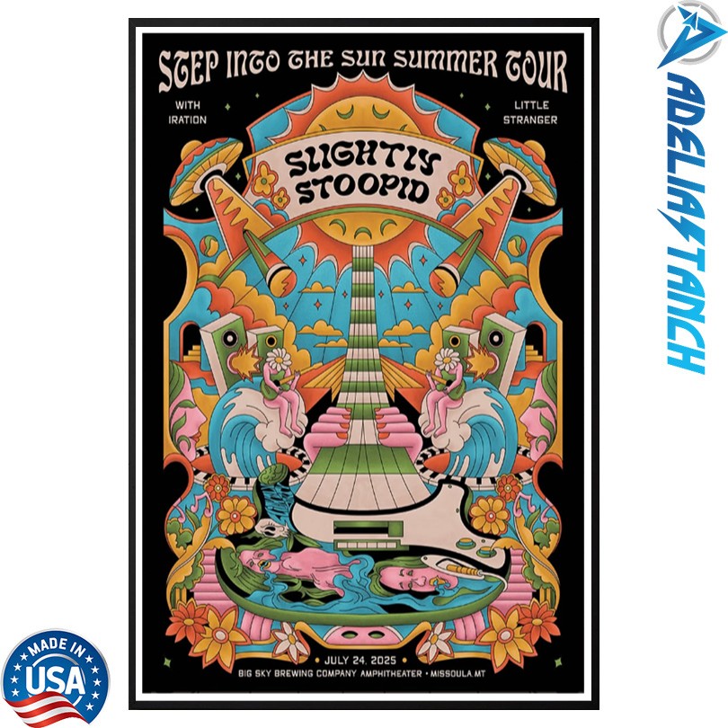 Slightly Stoopid July 24 2025 Missoula MT Tour Poster