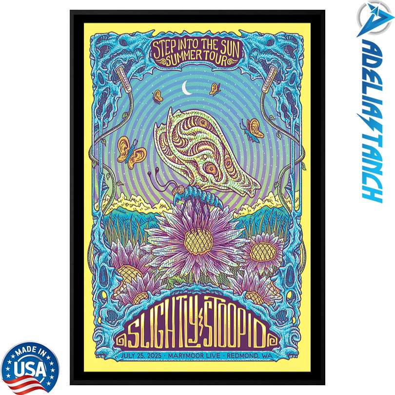 Slightly Stoopid July 25 2025 Marymoor Park in Redmond WA Tour Poster