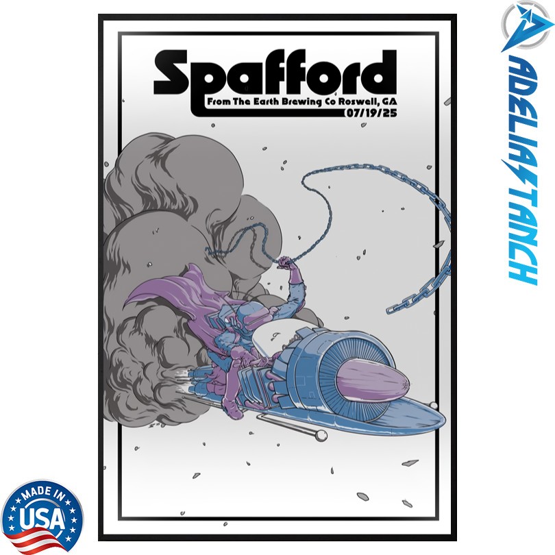 Spafford Jul 19 2025 From the Earth Brewing Company in Roswell, GA Poster