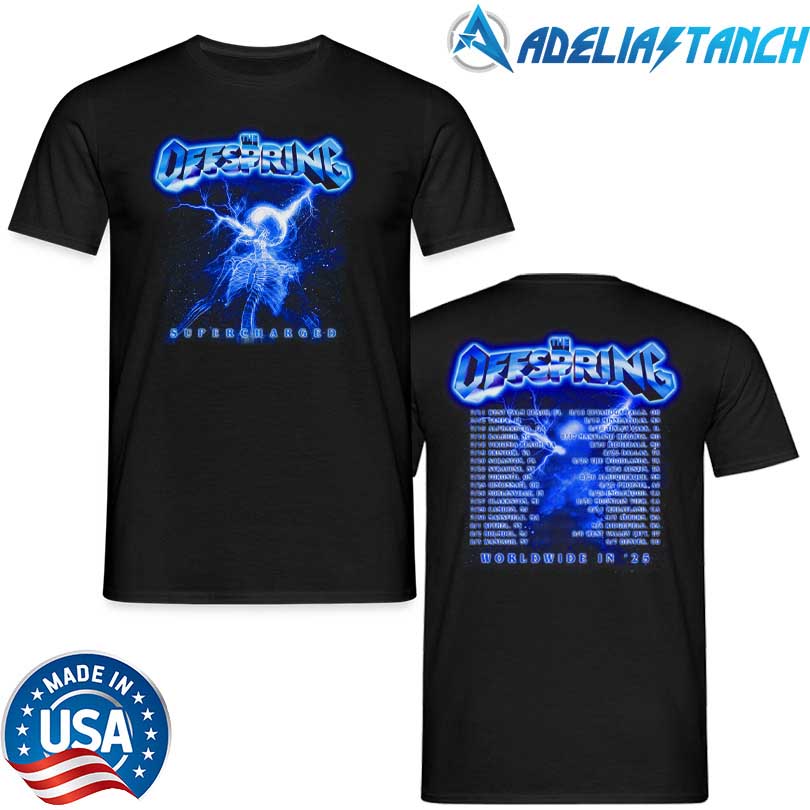 Supercharged Skeleton 2025 Tour The Offspring Merch Shop