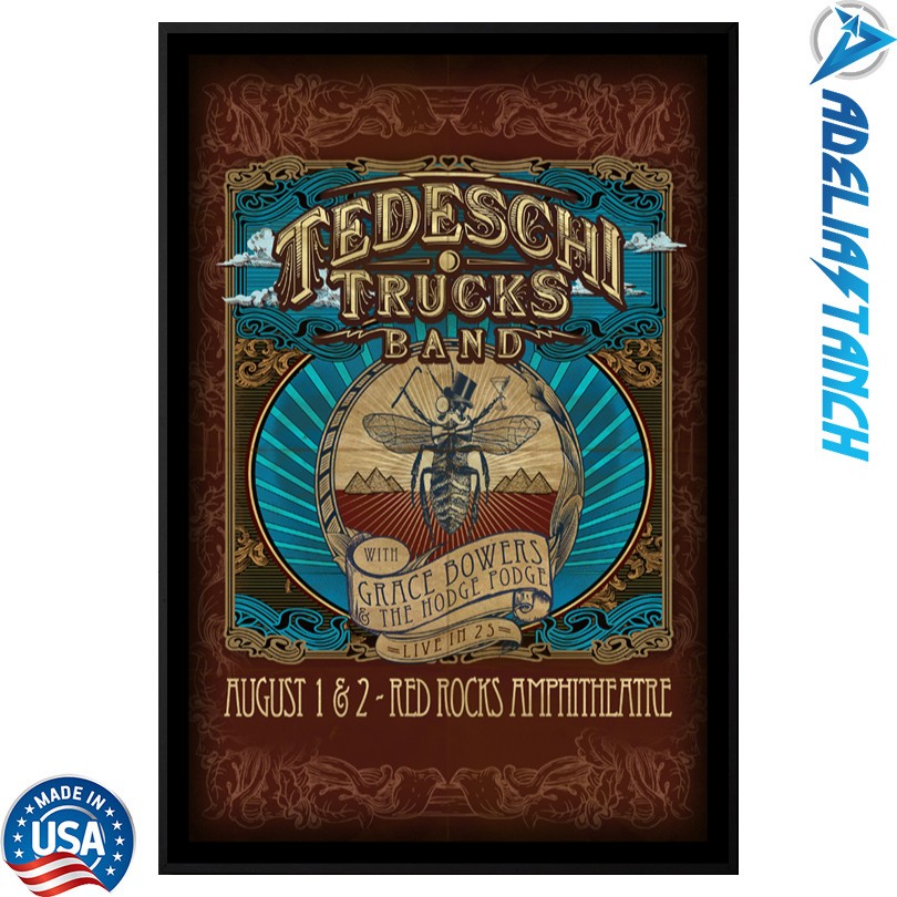 Tedeschi Trucks Band August 1 & 2 2025 Red Rocks Amphitheatre Poster