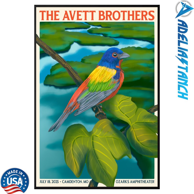 The Avett Brothers Jul 18 2025 Ozarks Amphitheater, Camdenton, MO Poster