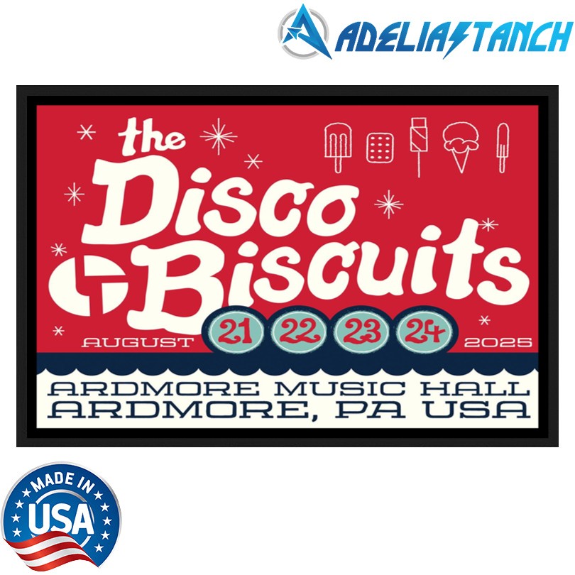 The Disco Biscuits Aug 21-24 2025 Ardmore Music Hall Ardmore, PA Poster