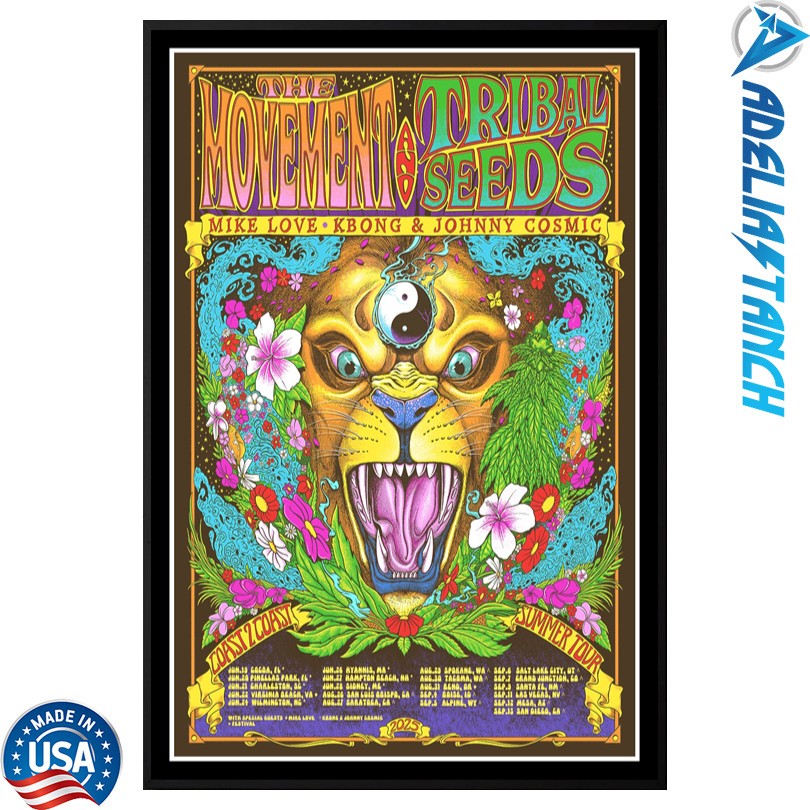 The Movement & Tribal Seeds Summer Tour 2025 Poster