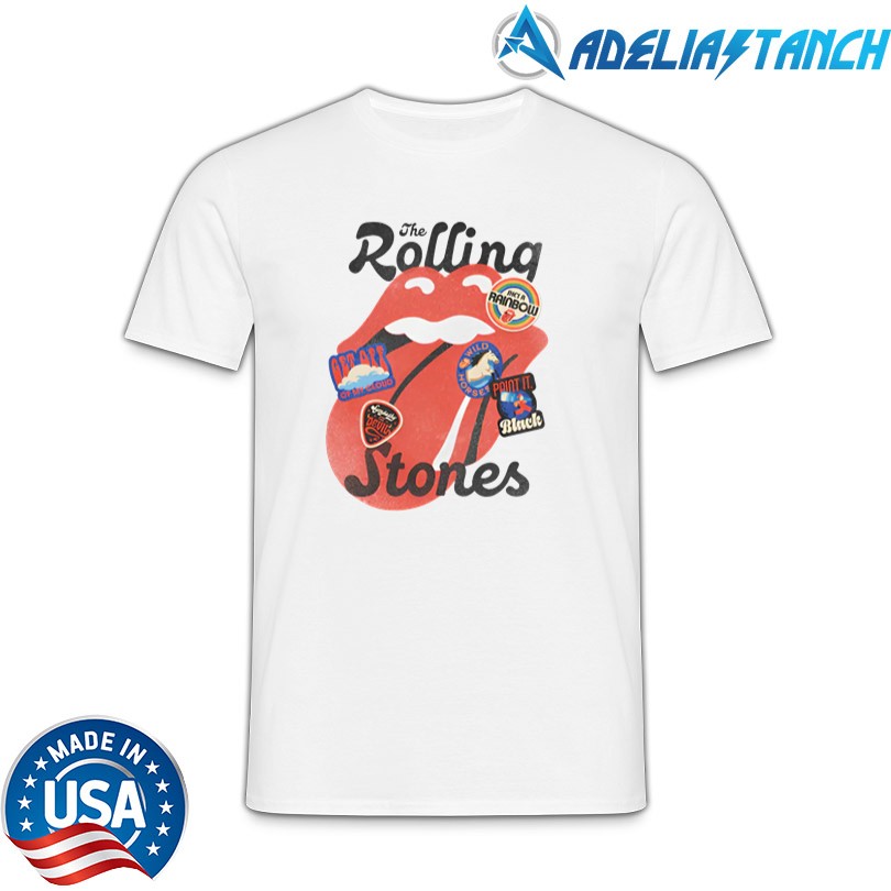 The Rolling Stones Stickered Tongue 2025 Merch