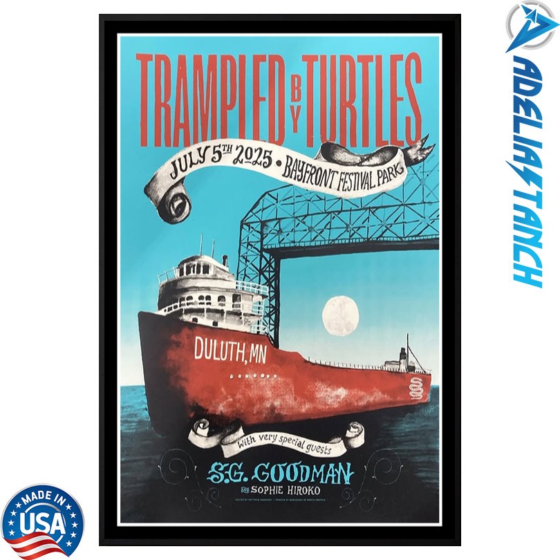 Trampled By Turtles Duluth, MN 07 05 2025 Event Poster