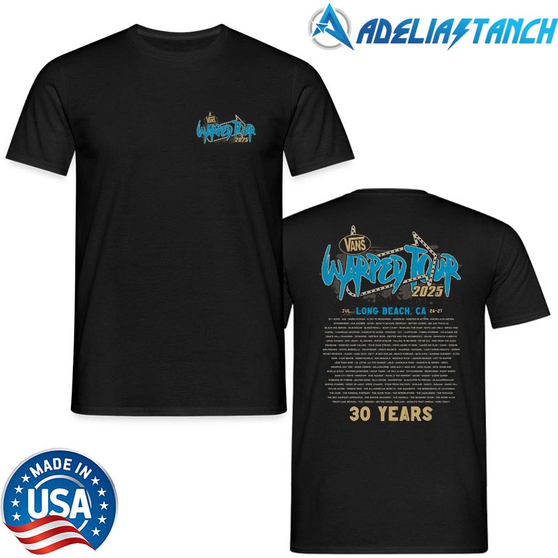 Vans Warped Tour Long Beach Official Shirt