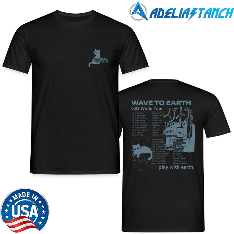 Wave To Earth Black Cat T-Shirt