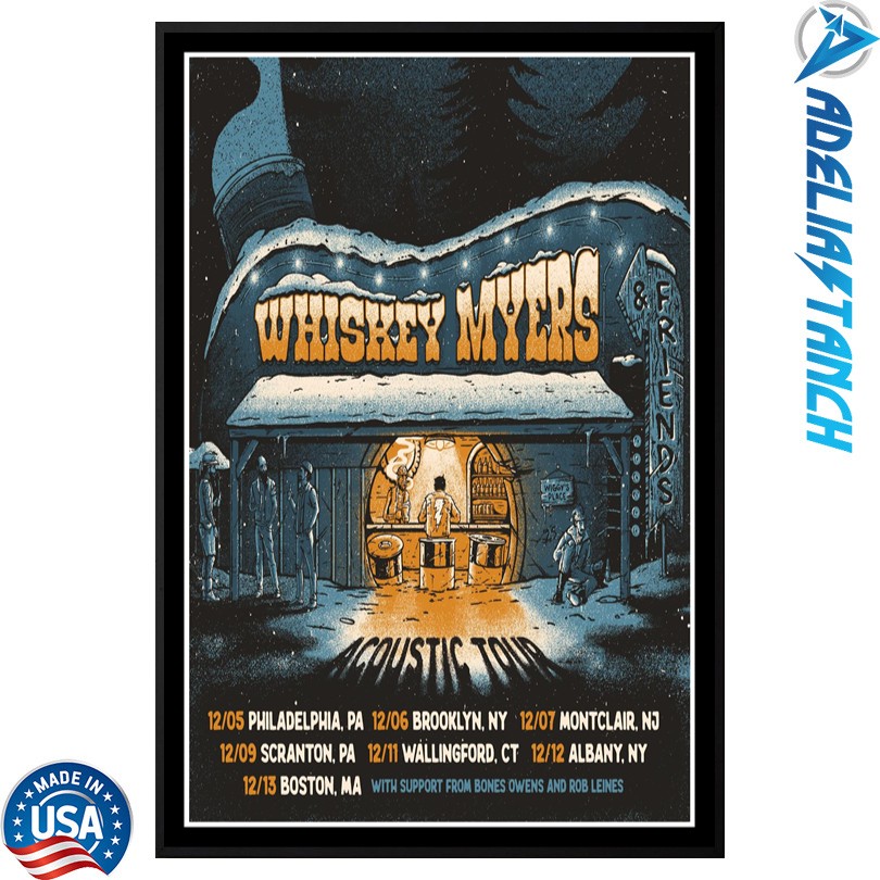 Whiskey Myers Acoustic Tour 2025 Poster