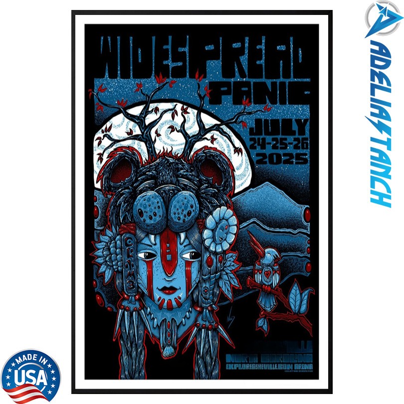 Widespread Panic Harrah\'s Cherokee Center July 24-26 2025 Asheville TN Event Poster