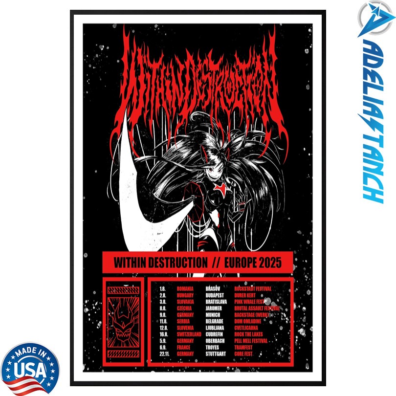Within Destruction Europe 2025 Poster